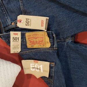Levi 501 original button fly jeans